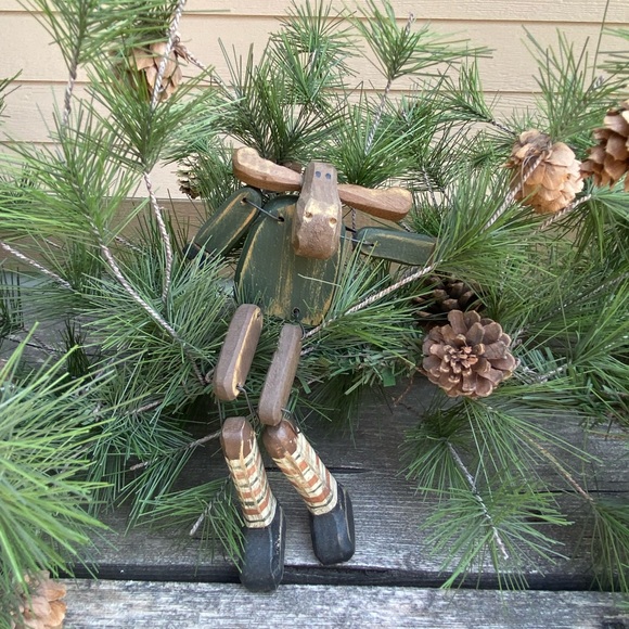 Moose Sitting on Shelf - Picture 3 of 9